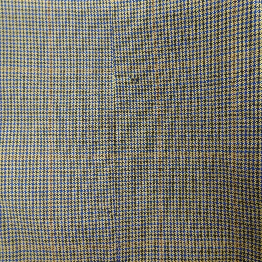 Brooks Brother Sports Jacket Mens 42R Brown Wool Coat Blazer Plaid
